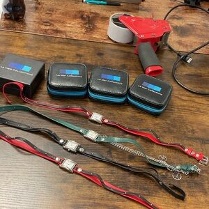 La Mer Collection Watches with Red and Black Straps